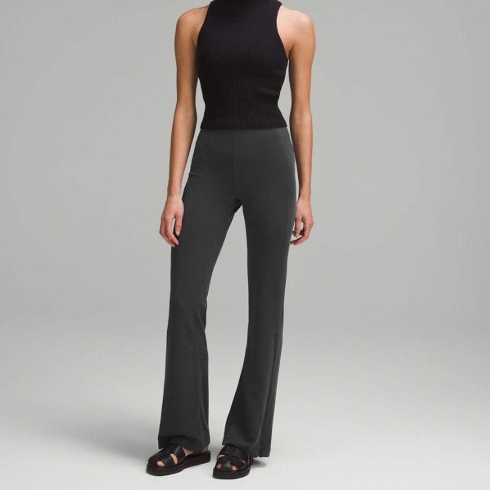 lululemon athletica Black Wide-Leg Pull-On Pants